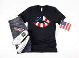 American Lips Graphic Tee