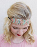 Minty Peach Headband