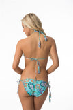 Paisley Ruffled Bottom Bikini