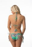 Paisley Ruffled Bottom Bikini