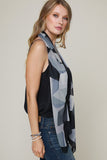 Abstract Chiffon Scarf