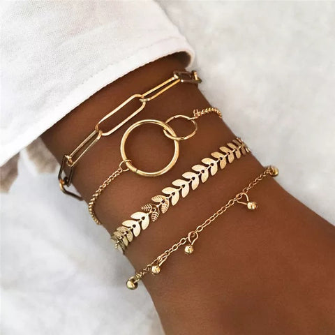 Boho Multilayer Anklet