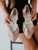 Sparkling Rose Flats