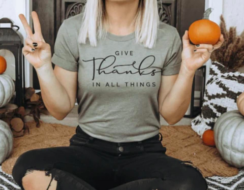 Give Thanks Graphic Tee