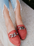 Blush Rollasole Backless Loafers