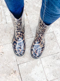 Leopard Rain Boots