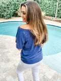 Slouchy Scoop Neck Tee