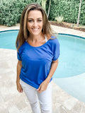 Slouchy Scoop Neck Tee