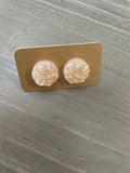 Druzy Stud Earrings